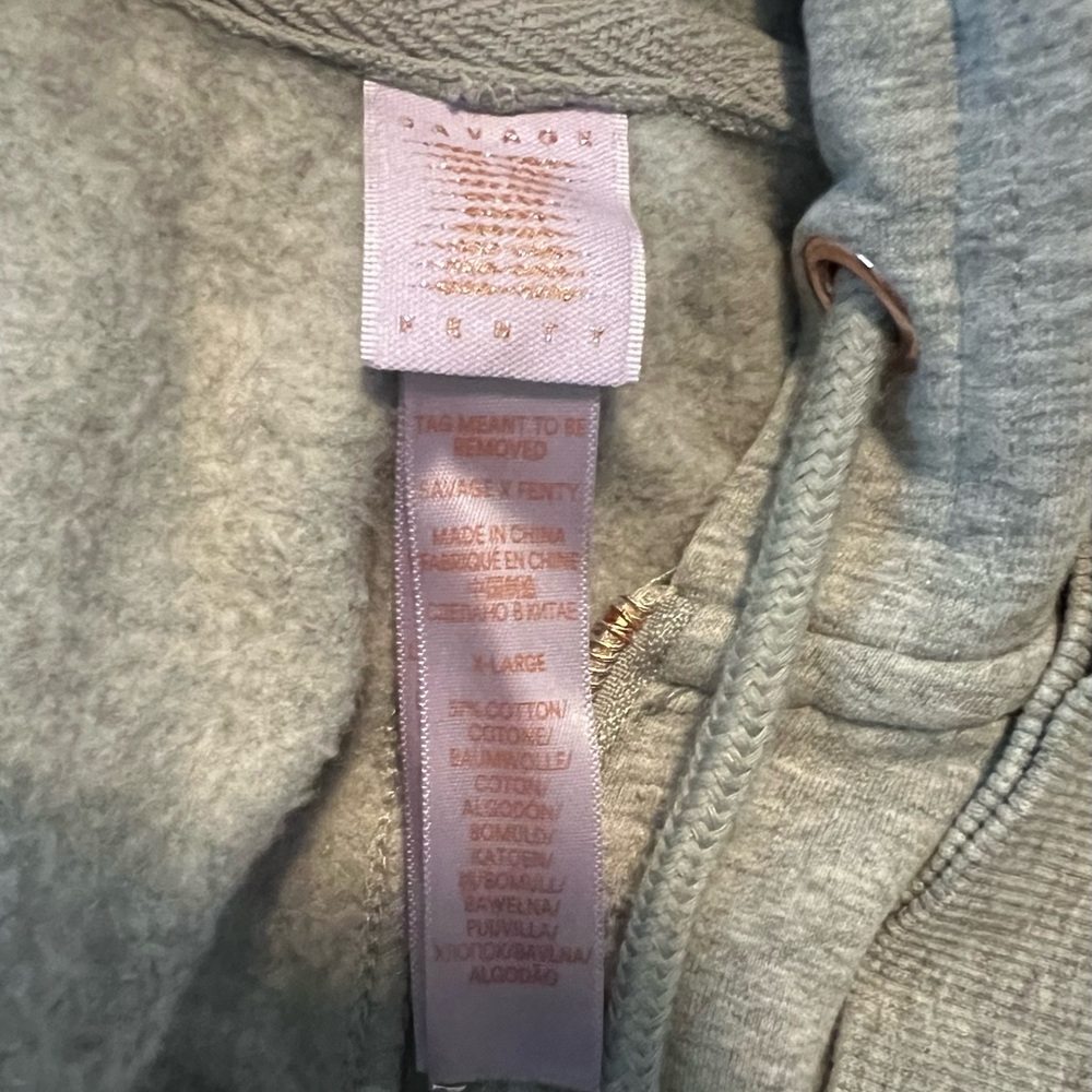 Savage X Fenty Gray Forever Savage Hooded Jumpsuit Onsie✨ - Picture 9 of 12